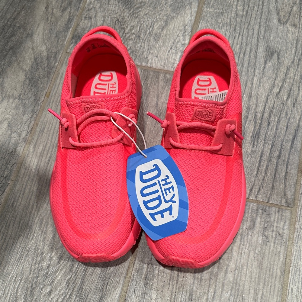 Hey Dude Women's Athletic Shoes - Bright Pink